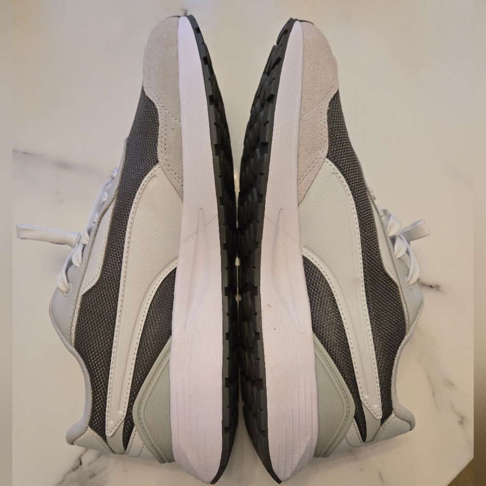 Puma Unisex Gray and White Sneakers
